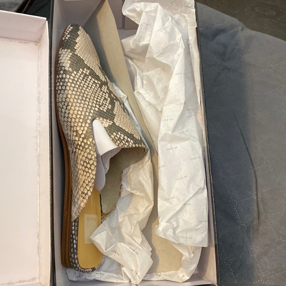 Size 7 snake print shoes. Dolce Vita brand. Never worn.
